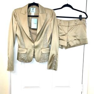 Marciano Champagne Blazer Set!